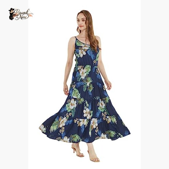 Tiered Maxi Dress with Adjustable Spaghetti Straps - Picture 2 of 7